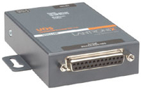 Lantronix EXTERNAL DEVICE SERVER 1PORT 1 x DB25F DCE, 1 x 10/100 Base datortīklu aksesuārs