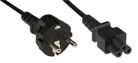 InLine 16656D Netzkabel SchuKo-Stecker auf C5 Buchse black 10m elektrības pagarinātājs