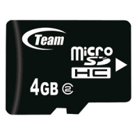 Flash card Micro-SD  4GB Team C4    1Adp atmiņas karte