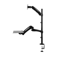 NewStar Flatscreen, Keyboard & Mouse Desk Mount (clamp) aksesuārs portatīvajiem datoriem