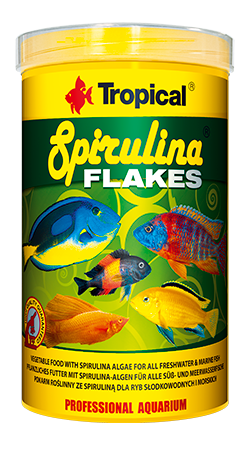 Tropical Spirulina Flakes 250ml zivju barība