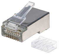 Intellinet Modular plug RJ45 8P8C Cat6 STP for solid and stranded 90 psc in jar