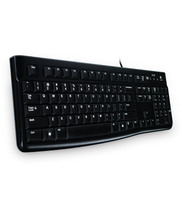Logitech K120 Schweiz-Layout black klaviatūra