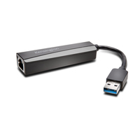 Kensington UA0000E USB 3.0 to Ethernet Adapter portatīvo datoru lādētājs