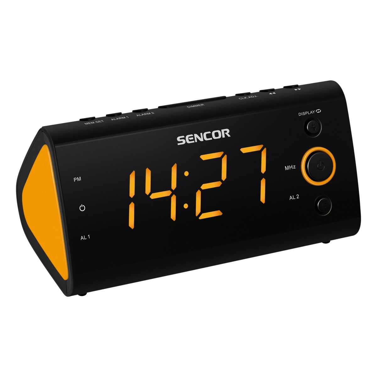 SENCOR SRC 170OR  Radioclock radio, radiopulksteņi