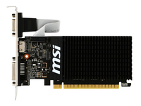 MSI GeForce GT 710 2GB DDR3 (64 bit) HDMI, DVI, D-Sub (GT 710 2GD3H LP) video karte