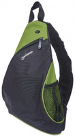 Manhattan 439848 Dashpack Tablet Slingbag Black & Green, Fits 12 portatīvo datoru soma, apvalks