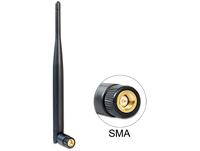 WL-Antenne Delock SMA 5dBi Kippgelenk black  