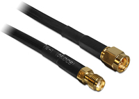 Delock Antenna Cable SMA Plug > SMA Jack CFD200 5 m Low Loss kabelis, vads