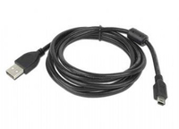 Gembird USB 2.0 A- MINI 5PM 1,8m cable with ferrite core USB kabelis