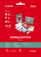 Canon GCP-101 Greeting Card Pack 10x15 cm 170 g, 10 Sheets papīrs