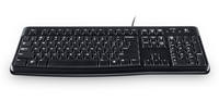 Logitech K120 USB QWERTZ Tschechisch black (920-002641) Datora pele