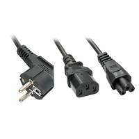 Schuko Y-Kabel an IEC C13 & C5  Schukostecker/C13 & C5 Barošanas kabelis