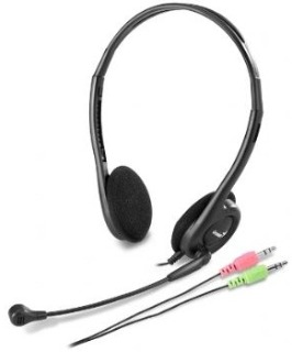 Genius Headphones HS-200C (with microphone) austiņas