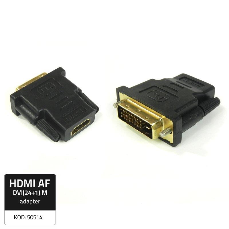 Qoltec Adapter HDMI Female/ DVI (24+1) Male