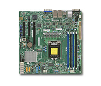 Supermicro Pyta gowna serwerowa MBD-X11SSH-LN4F-O LGA 1151 Micro ATX Serveru aksesuāri