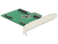 Izpārdošana - Delock PCI Express Card 2x mSATA Slot int - 89479 (ir veikalā) karte