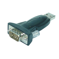 Adapter USB Mcab USB-RS232 Melns (7100076) adapteris