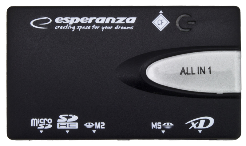 ESPERANZA Card Reader All in One EA129 USB 2.0 karšu lasītājs