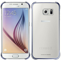 Samsung Clear Cover Cover, Plastic, Blue, Transparent aksesuārs mobilajiem telefoniem