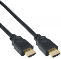 Kabel InLine HDMI -> HDMI (M/M) Black 0.5m (17655P) kabelis video, audio