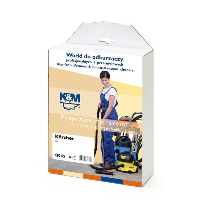 K&M Group Maisi putekļu sūcējam Karcher KM-Q045.A (5gab.) aksesuārs putekļsūcējam