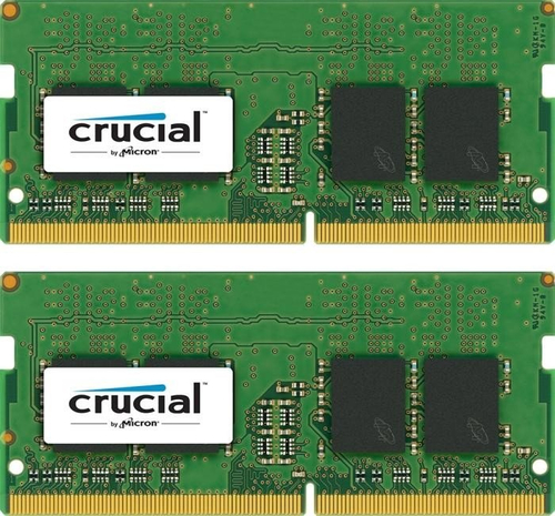 Crucial 2x8GB DDR4 SODIMM 2400MHz CL17 1.2V operatīvā atmiņa