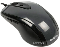 Mouse A4-TECH N-708X V-TRACK - Melns Datora pele