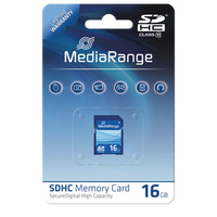 SD Card 16GB MediaRange SDHC CL.10 atmiņas karte