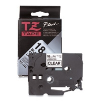  Tape  TZ-S651 24mm Black on yellow   glue+ papīrs