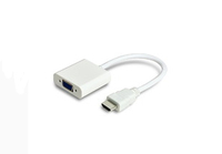 MicroConnect Adapter HDMI - VGA M/F, White Don't support Audio, 1920x1200