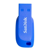 SanDisk Cruzer Blade 16GB Electric Blue USB Flash atmiņa
