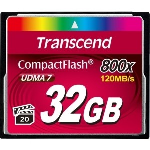 TRANSCEND CF Card  (800X) 32GB atmiņas karte