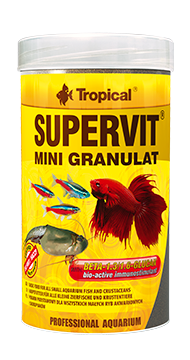 Tropical Tropical Supervit Mini Granulat 10g zivju barība