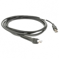 Zebra USB Cable Serie A, Grey, 2.1m Straight 100282, 13-CBA-U01-S07ZAR USB kabelis