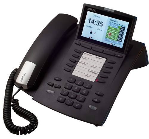 Systemtelefon AGFEO ST45 IP black telefons