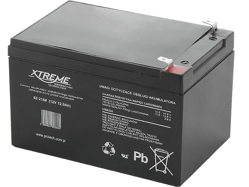 XTREME Rechargeable battery 12V 12Ah UPS aksesuāri