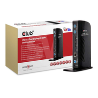 CLUB 3D DOCK USB A+C to DUAL 4K60Hz video karte