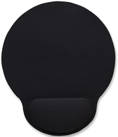 Manhattan  Wrist-Rest Mouse Pad, Black Gel-like Foam peles paliknis