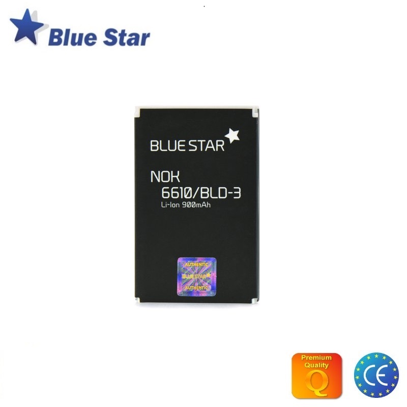 BlueStar Akumulators Nokia 6610 7250i 7210 Li-Ion 900 mAh Analogs BLD-3 aksesuārs mobilajiem telefoniem