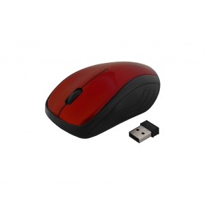 ART mouse wireless-optical USB AM-92E red Datora pele