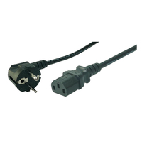 LogiLink Power Cord, Schuko-C13, black, 3,00m Barošanas kabelis