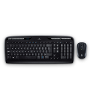 Logitech MK330 Wireless Desktop Spanisches-Layout black klaviatūra