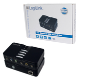 LOGILINK - External Sound Card 7.1 aksesuārs portatīvajiem datoriem
