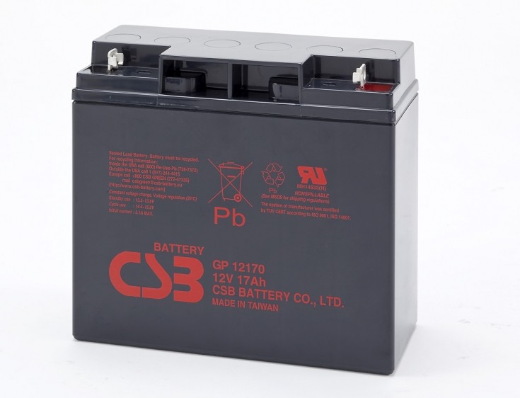 CSB battery GP12170 12V/17Ah UPS aksesuāri