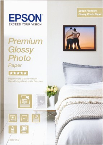 Paper Epson Premium Glossy Photo | 255g | A4 | 15sheets foto papīrs
