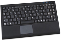 Keysonic Tastatur ACK-540U+ Mini Softskin inkl. Smart Touchpad klaviatūra