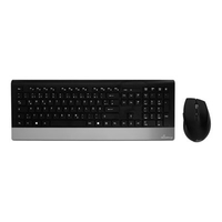 Tastatur MediaRange Highline schnurlos inkl. Mouse black aksesuārs portatīvajiem datoriem