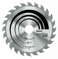 Bosch Circular Saw Blade Optiline 190x30