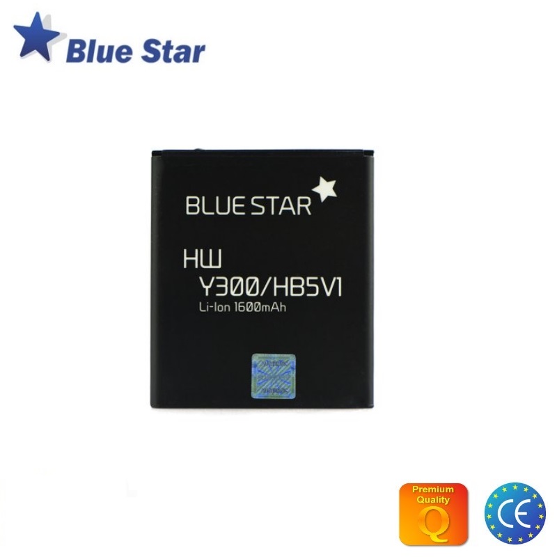 BlueStar Akumulators Huawei Ascend Y300 Y500 T8833 Li-Ion 1600 mAh Analogs HB5V1 akumulators, baterija mobilajam telefonam
